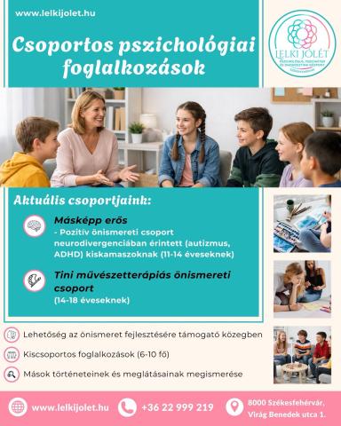 csoportfoglalkozás 2026 februári kezdéssel